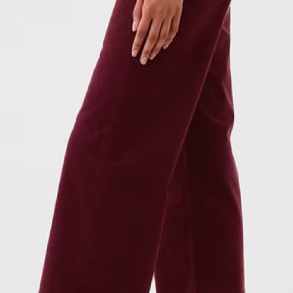 High Rise Corduroy Stride Wide-Leg Pants - Picture 4 of 6